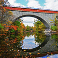 Newton Upper Falls Autumn Foliage